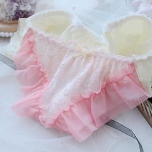 Light PINK Sweet Lolita Panties. Japanese style Panties. **** Lolita 16